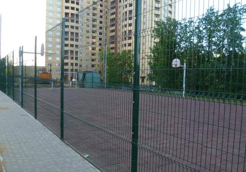 3Д забор для футбольной площадки в Каменск-Уральском