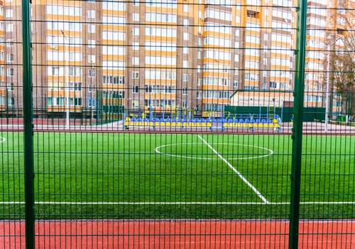 2Д забор для футбольной площадки в Каменск-Уральском